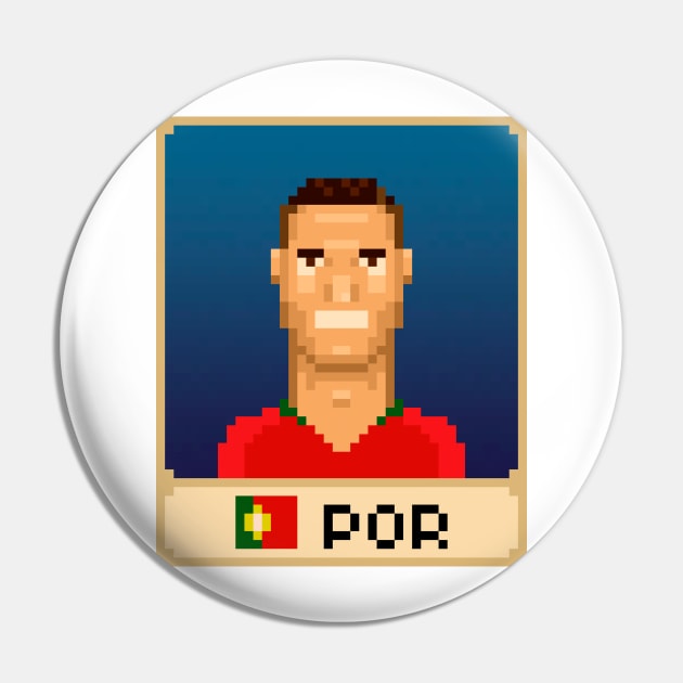 Cristiano Ronaldo Pin by PixelFaces