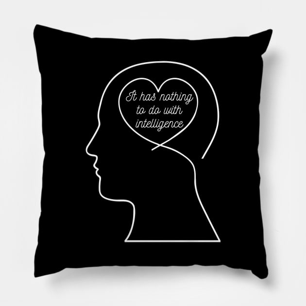 Intelligence - Auditory Processing Disorder Pillow by Garbled Life Co.