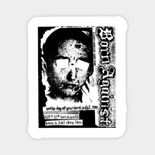 Born Against Punk Flyer Magnet