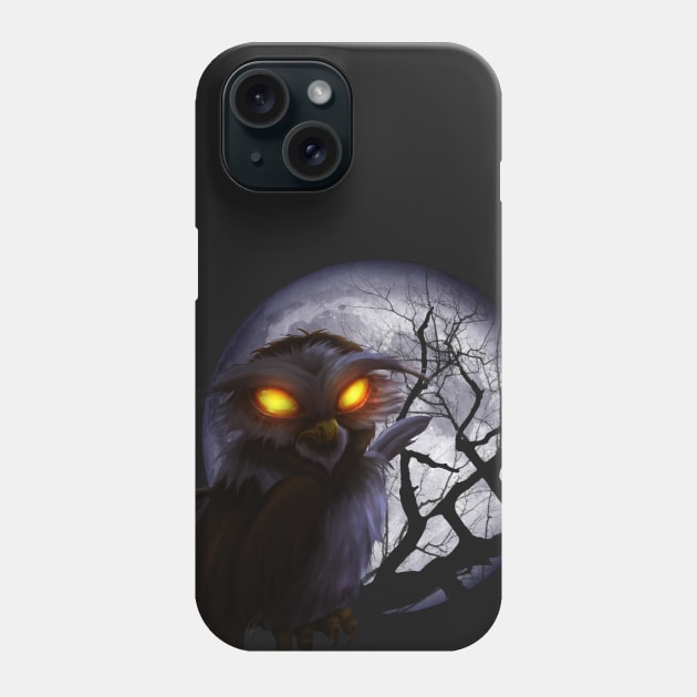 Night Owl Phone Case by fmartinsart