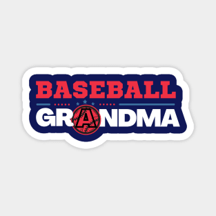 Baseball grandma Magnet