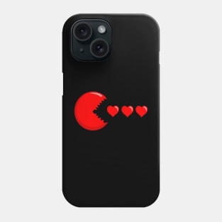 Valentines Day Hearts Funny Boys Girls Kids Video Gamer Phone Case