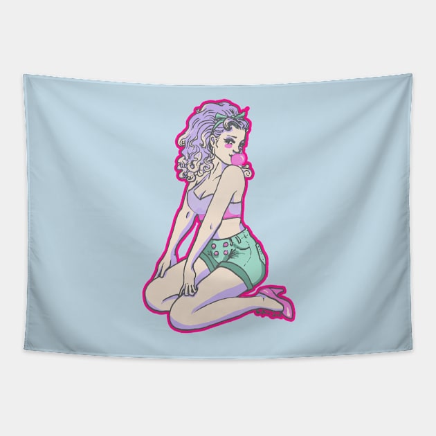 Bubblegum B Tapestry by SophieJewel