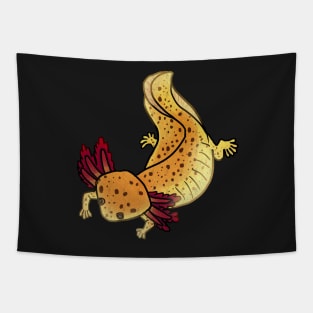 Copper axolotl mud puppy shirt Tapestry