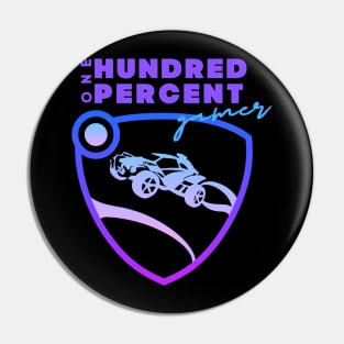 100 % RocketLeague Pin