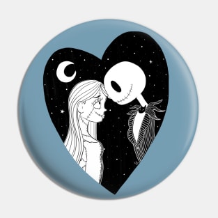 Jack and Sally Pin