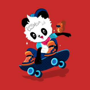 Skater Panda T-Shirt