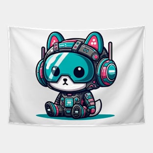 Futuristic kawaii Tapestry