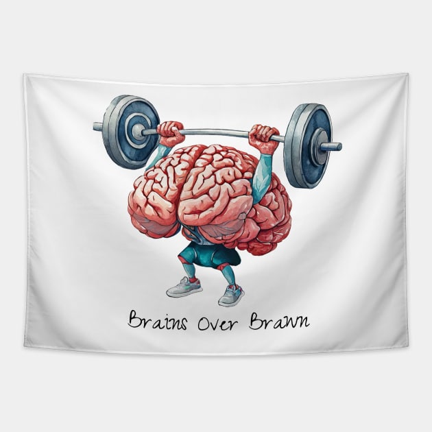 Brains Over Brawn Tapestry by ArtShare