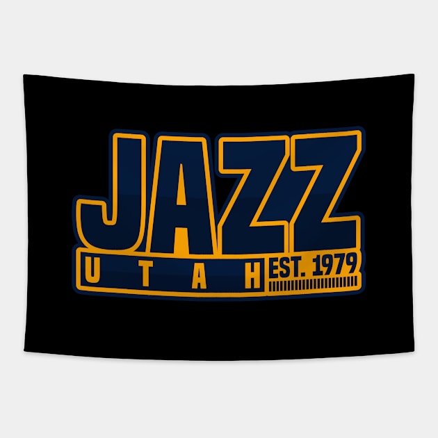 Utah Jazz 01 Tapestry by yasminkul