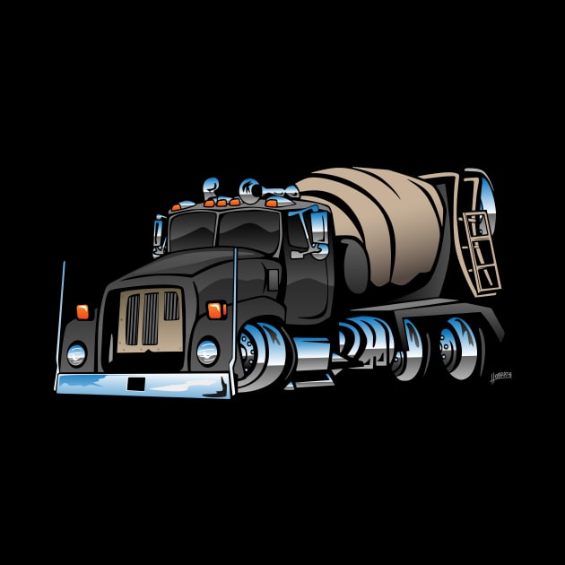 Cement Mixer Truck by hobrath