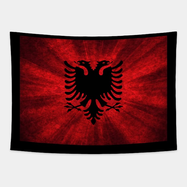 Albanian Flag Tapestry by Historia