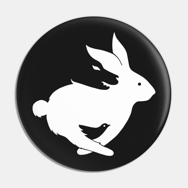 Run Rabbit Pin by coffeeman