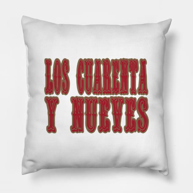 San Francisco LYFE en Espanol Pillow by pralonhitam