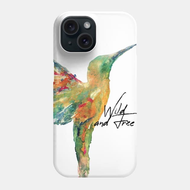 Hummingbird Phone Case by Pamela Sue Johnson ART