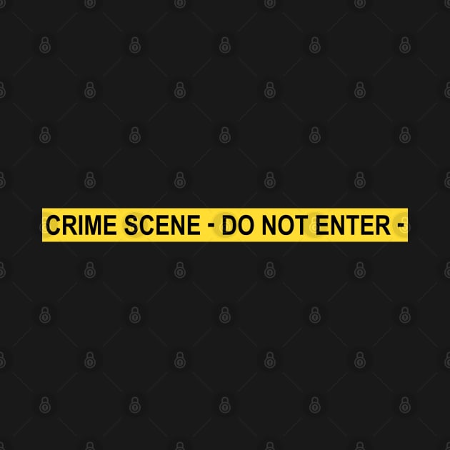 Crime Scene Tape Do Not Enter by THP Creative