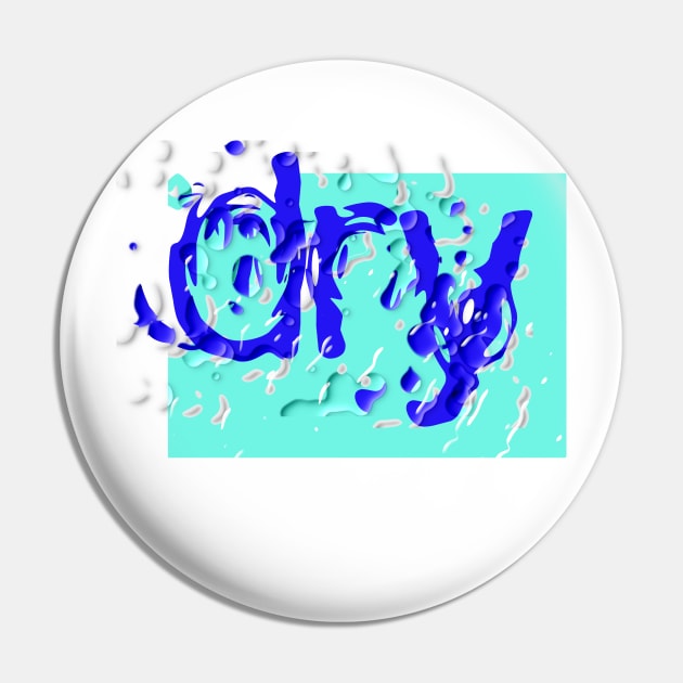 Dry Irony Pin by MarbleCloud