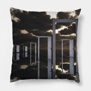 Doors in the sky Pillow