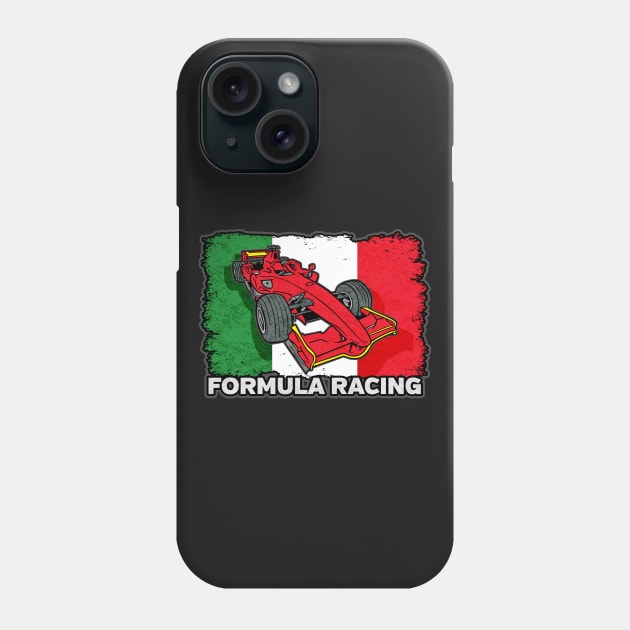 Formula Racing Car Italian Phone Case by RadStar