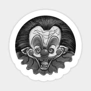 killer klown 80s retro Magnet