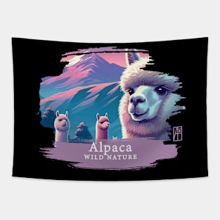 Alpaca - WILD NATURE - ALPACA - 6 Tapestry