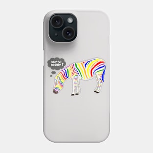 Rainbow Zebra Phone Case