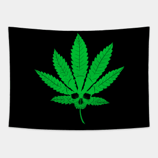 Weed Skull Tapestry