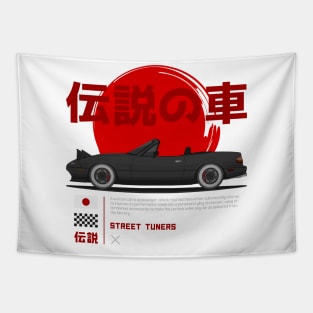 Tuner Black NA Miata Roadster JDM Tapestry