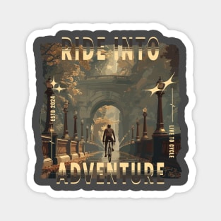 Ride Into Adventure, Live to Cycle Magnet