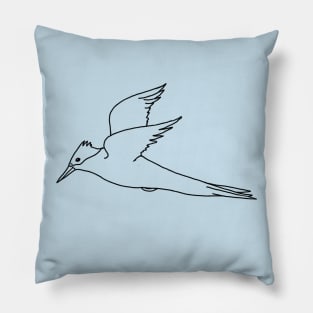 Flying Birdie Pillow