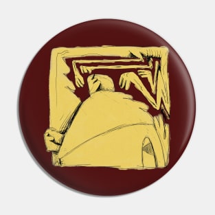 Square Lion Pin