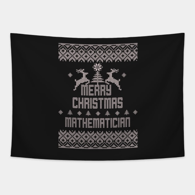 Merry Christmas MATHEMATICIAN Tapestry by ramiroxavier