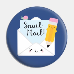 Kawaii Snail Mail Pin