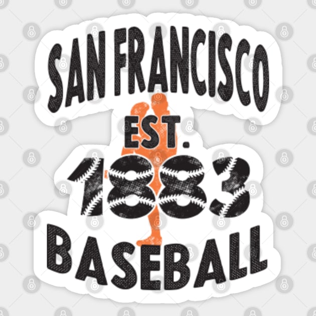 San Francisco Giants 1883 Vintage MLB T-Shirt Sport Grey / S
