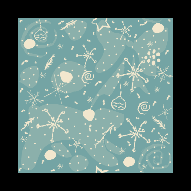 Winter Pattern by Kristina Stellar Scandinavian Land