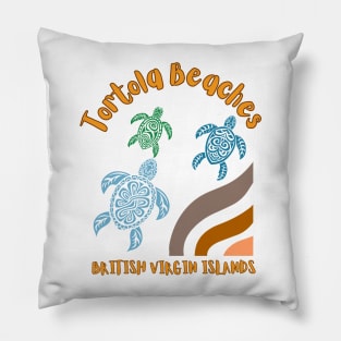 Tortola beaches British Virgin Islands Pillow