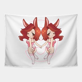 Bunbun Twins Tapestry