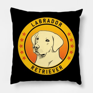 Labrador Retriever Dog Portrait Pillow