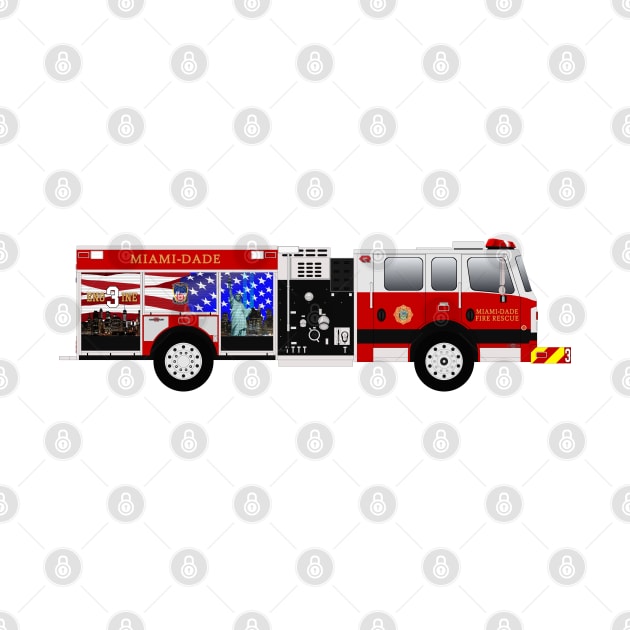 Fire Engine 3 Miami Dade Fire Rescue by BassFishin