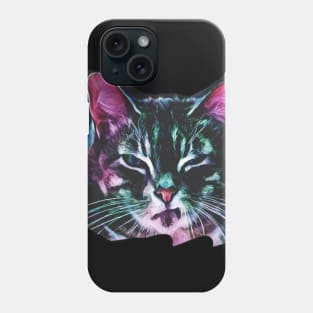 angry cat Phone Case