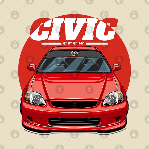 Civic Crew (red) by Rezall Revolution