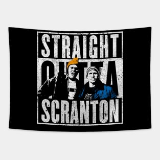 Straight Outta Scranton - Lazy Scranton Tapestry