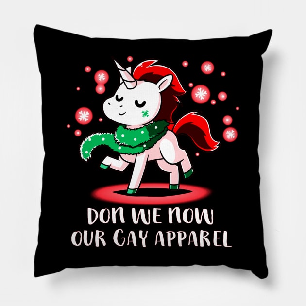 Don We Now Our Gay Apparel Pillow by Sihotang