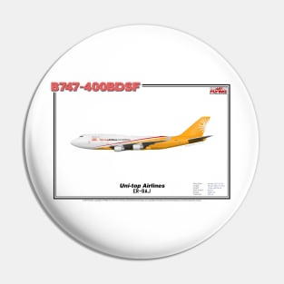 Boeing B747-400BDSF - Uni-top Airlines (Art Print) Pin