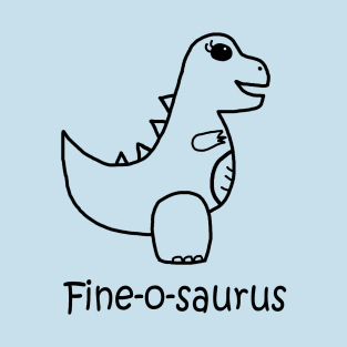 Fine-o-saurus Rex Pocket T-Shirt