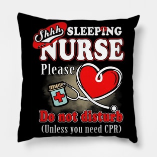 Sleeping Nurse Pillow