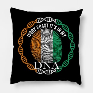 Ivory Coast Its In My DNA - Gift for Ivorian From Ivory Coast Pillow