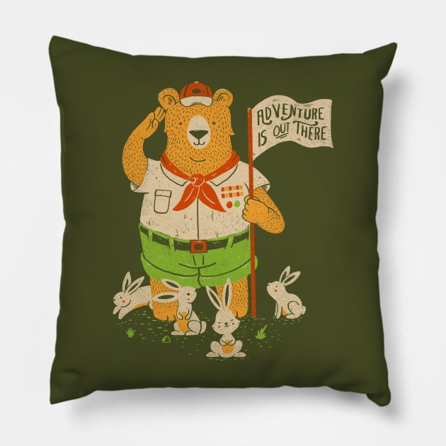 Adventure Is Out There Pillow by Tobe_Fonseca