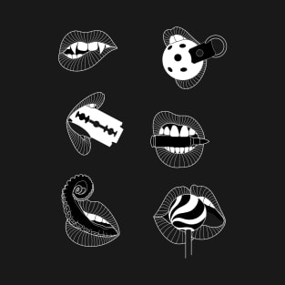 SPECIAL KISS (set of six, dark background) T-Shirt