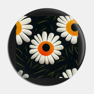 Daisy Pattern Pin